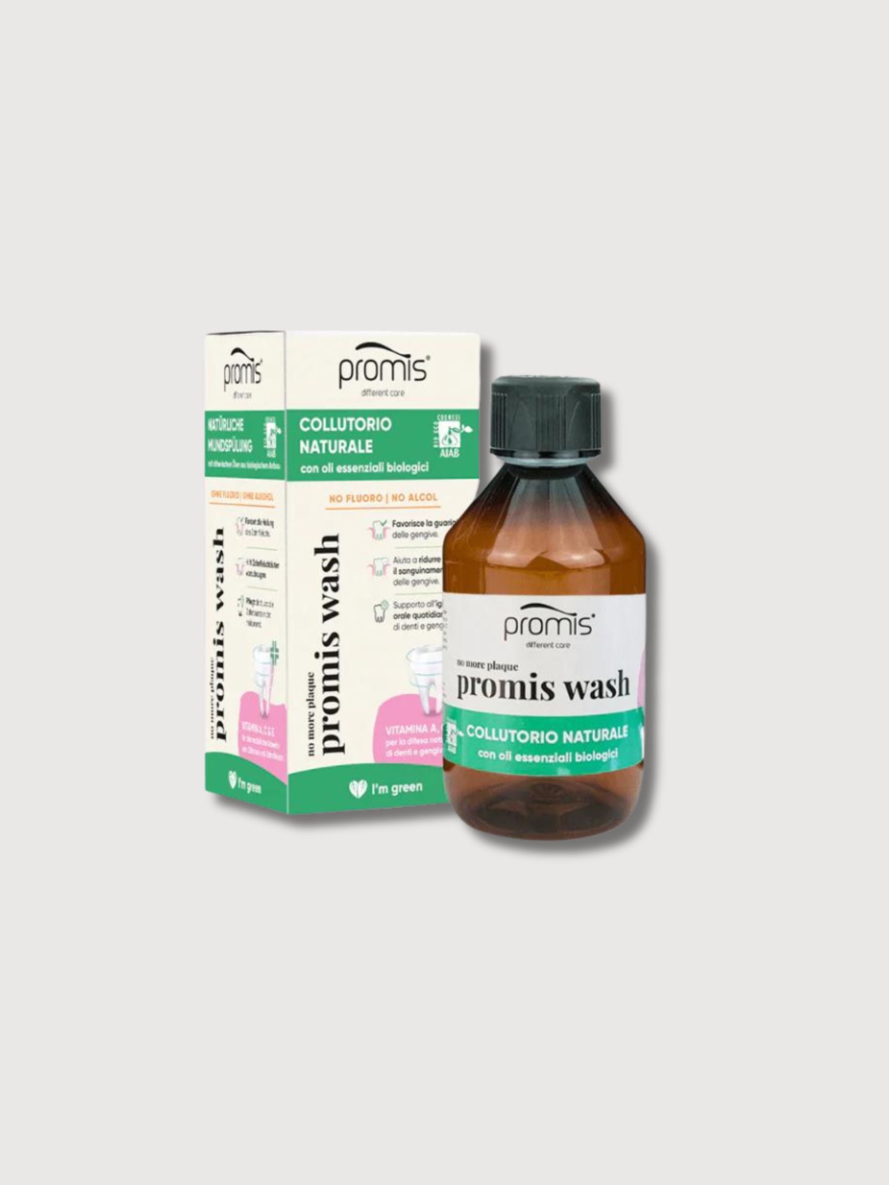 Natural Mouthwash With Organic Essential Oils | Promis