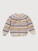 Jacket Striped Multicolour Kid Organic Cotton | People Wear Organic