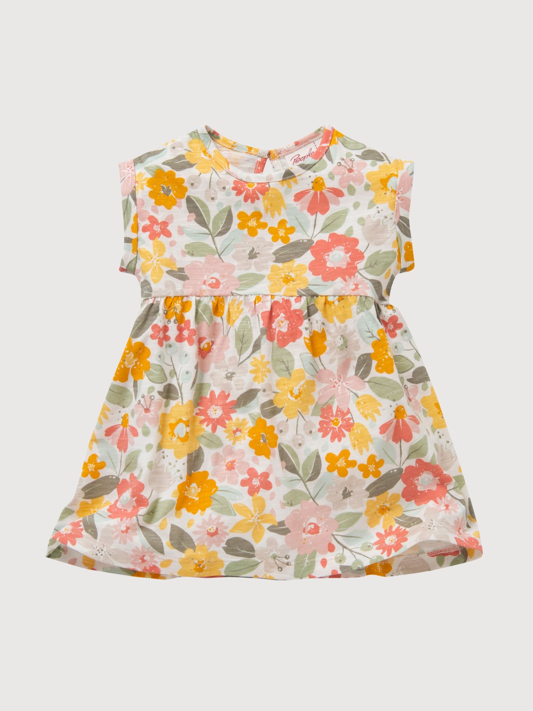 Bloomer Dress Baby girl Multicolor Organic Cotton | People Wear Organic