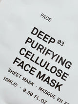 Deep Purifying Cellulose Face Mask | Team Dr Joseph