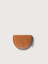 Laura Coin Purse Cognac Brown Apple Leather | O My Bag