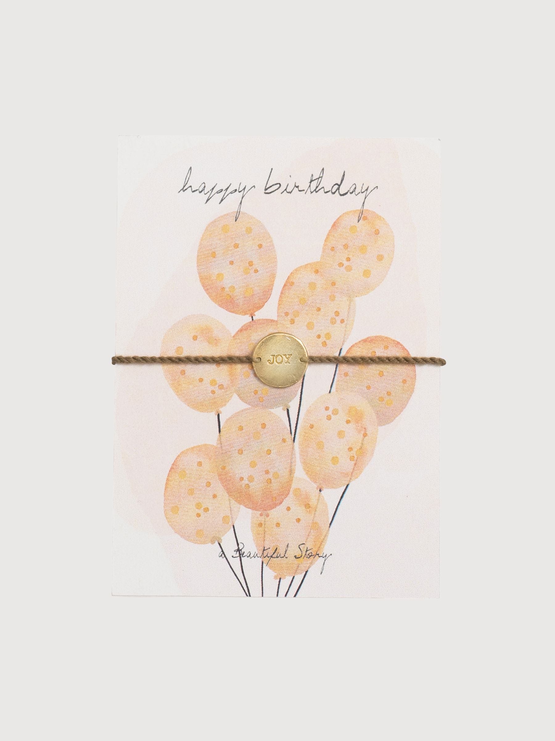 Bracelet Postcard Birthday | A Beautiful Story