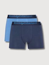 Underwear 2 Pack Blue Organic Cotton | Knowledge Cotton Apparel