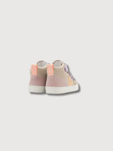 Children Shoe Small V-10 Mid Multico-Almond_Peach In Sustainable Leather | Veja