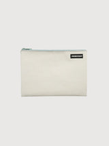 Pouch F07 Chuck Grey & Mint-Zip In Used Truck Tarps | Freitag