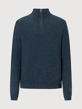 Pullover Nikolai Nightblue in organic wool | Stapf