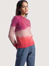 Sweater Fiammetta Mauve in regenerated cashmere | Rifó