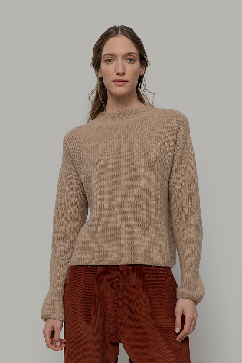 Melissa Women's Recycled Cashmere Sweater – Sand Beige | Rifò