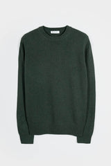Romeo Men's Recycled Cashmere Crewneck Sweater – Chard Green | Rifò