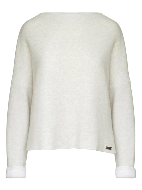 Nicoleta Beige Woman Wool Longsleeve | Stapf