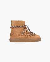 Suede Double Tie Boots Sand | Inuiki