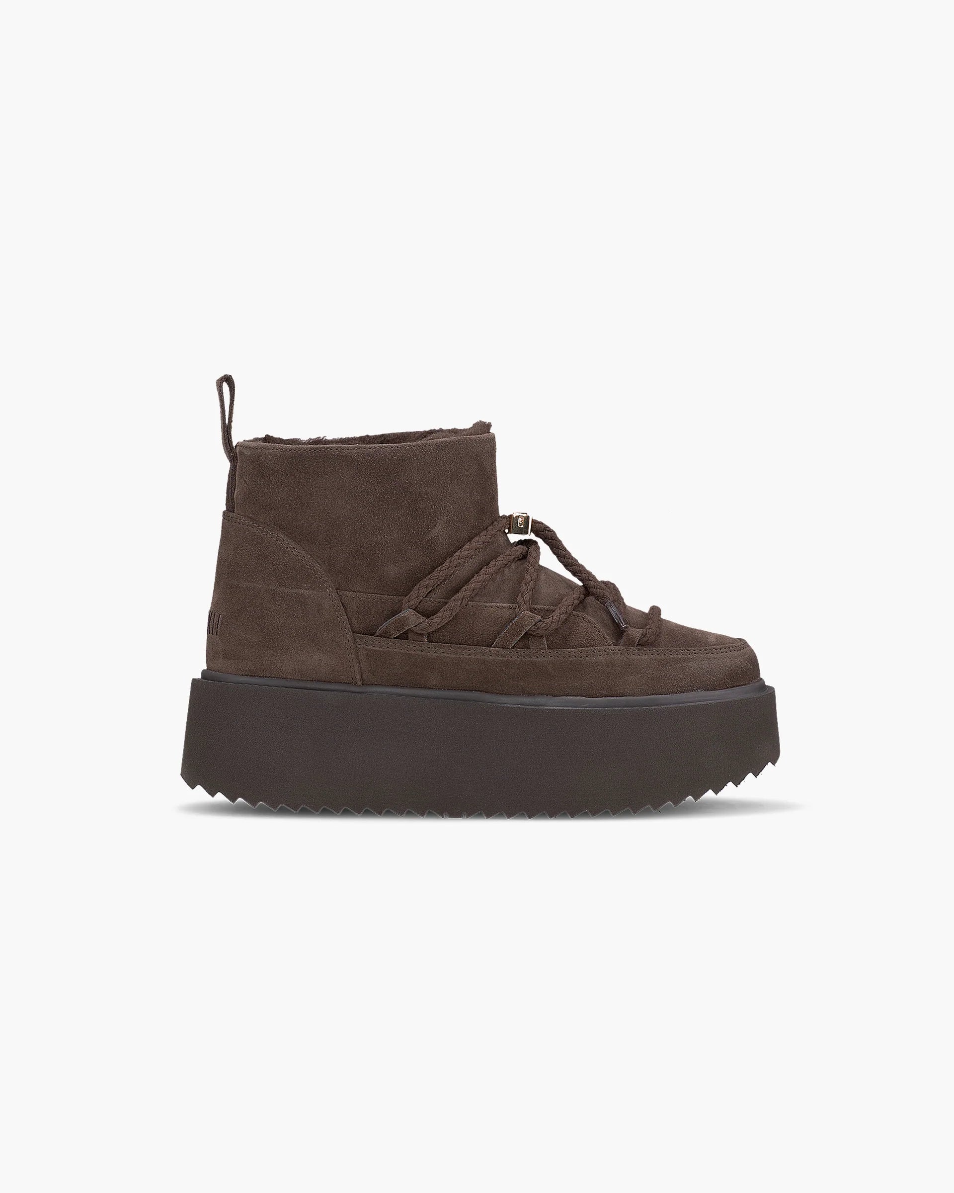 Classic Low Platform Boots Brown | Inuiki