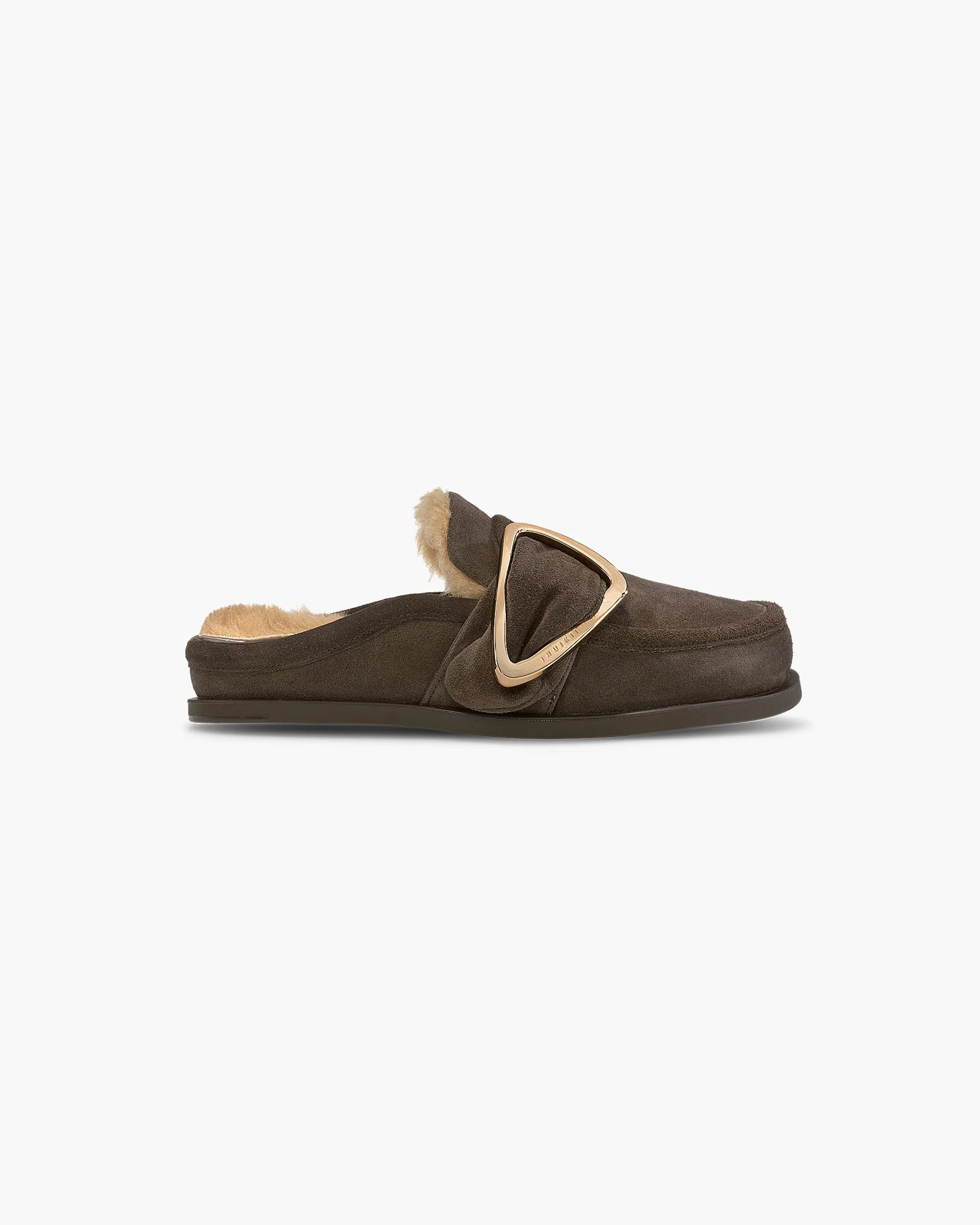 Shearling Mule Soft Brown | Inuiki