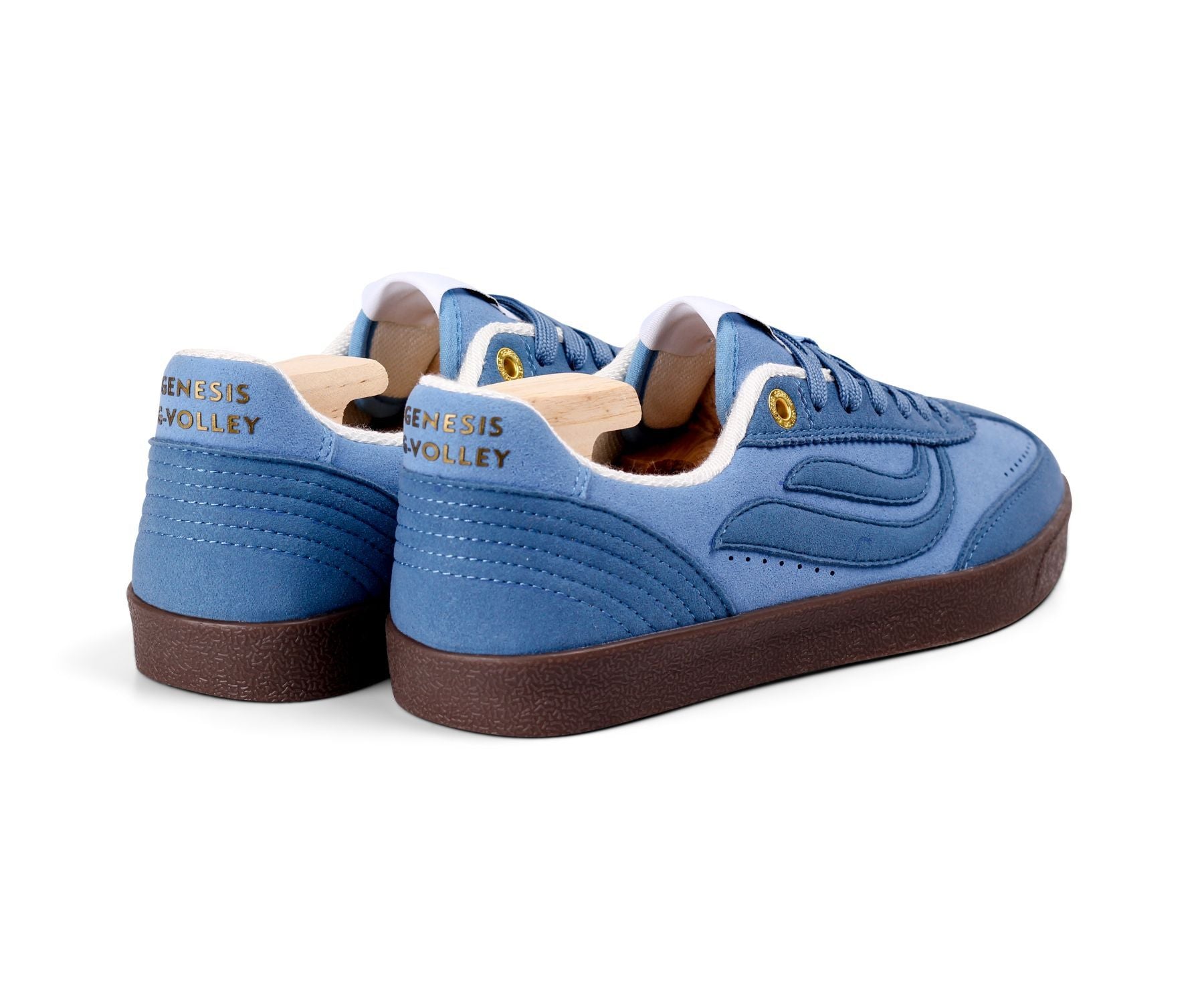 Sneaker G-Volley Onecolor Blueish.Gum | Genesis
