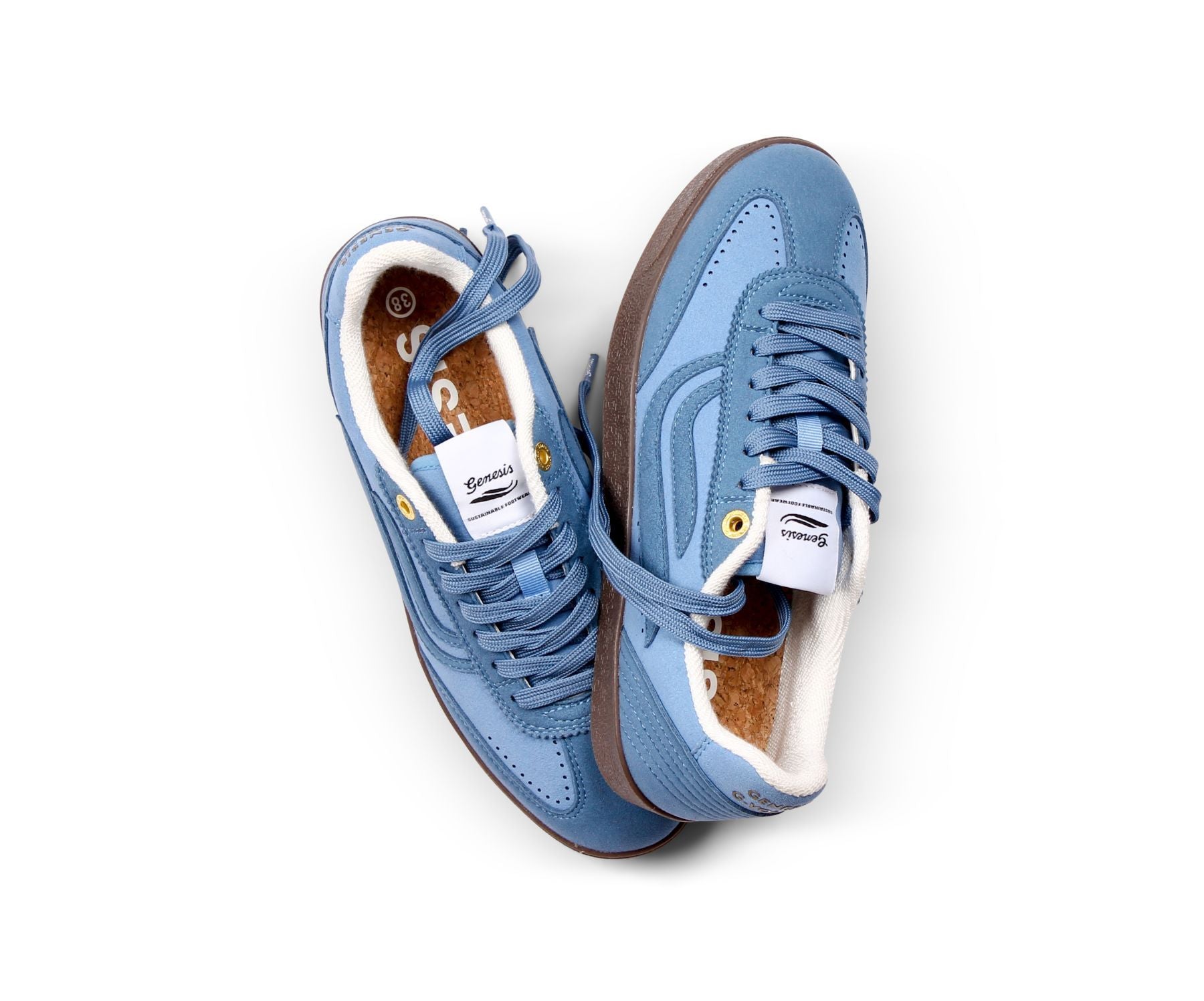 Sneaker G-Volley Onecolor Blueish.Gum | Genesis