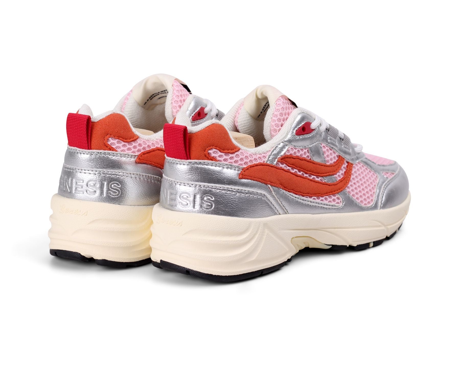 Sneaker Eco 99 Silber/Orange/Blau | Genesis