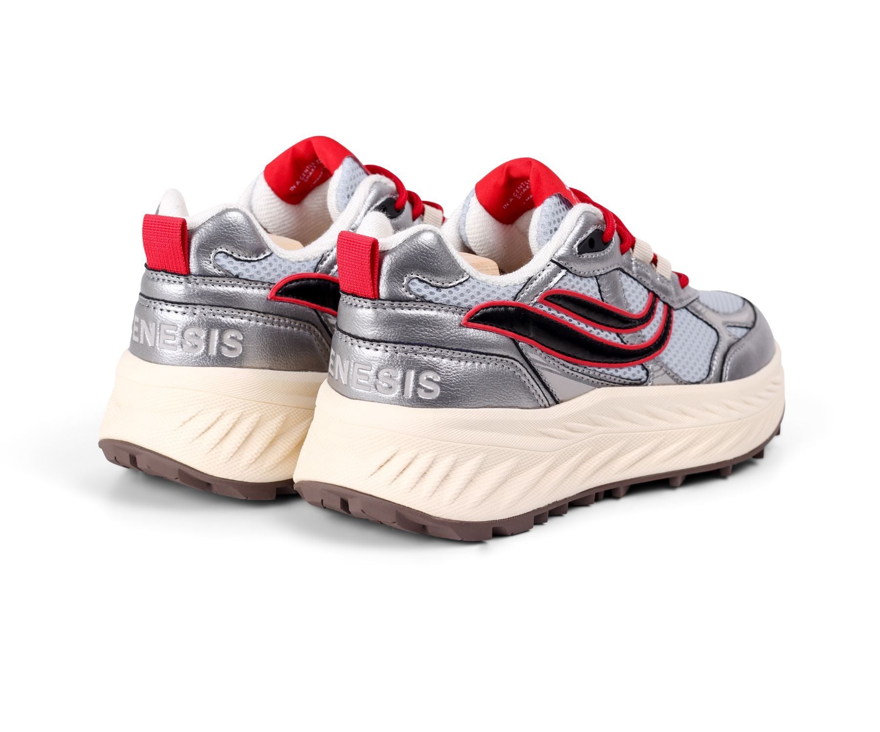 Sneaker Eco 99 Silver/Orange/Blue | Genesis