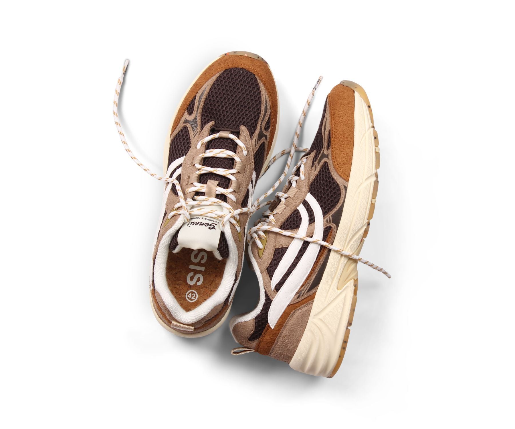 G-Eco 99 Spotted Sole Cognac/Beige/D.Grey | Genesis