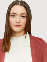 Sanni Cardigan Mahagoni Damen | Mazine