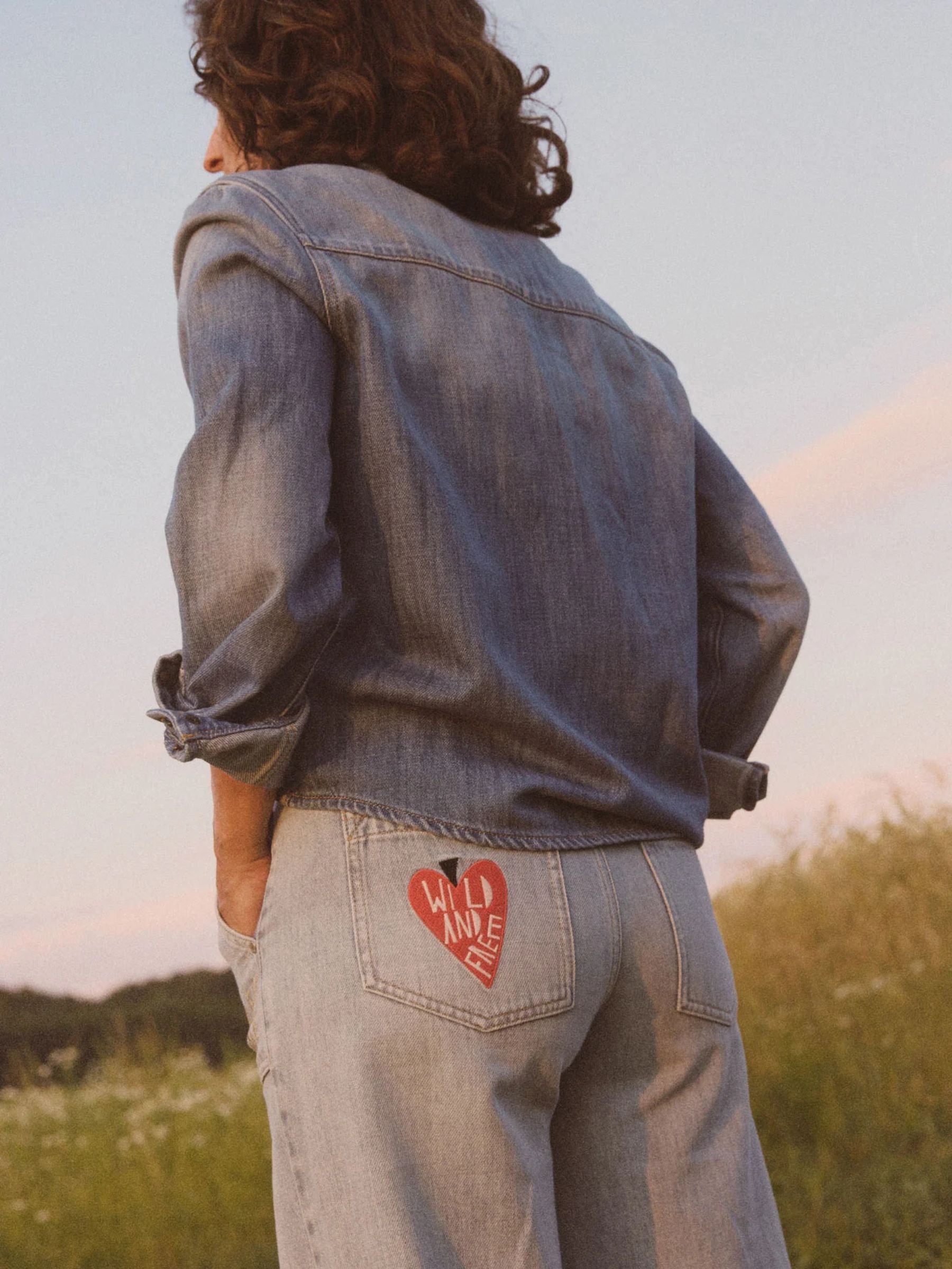 Jeans Tide Light Blue in Cotton | Lanius