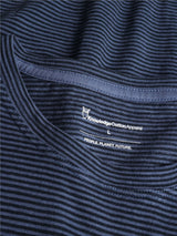 T-Shirt Slub Blue Man | Knowledge Cotton Apparel