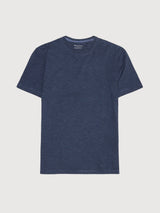 T-Shirt Slub Blue Man | Knowledge Cotton Apparel