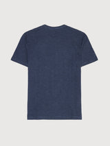 T-Shirt Slub Blue Man | Knowledge Cotton Apparel