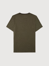 Tshirt Stripe Green Man | Knowledge Cotton apparel