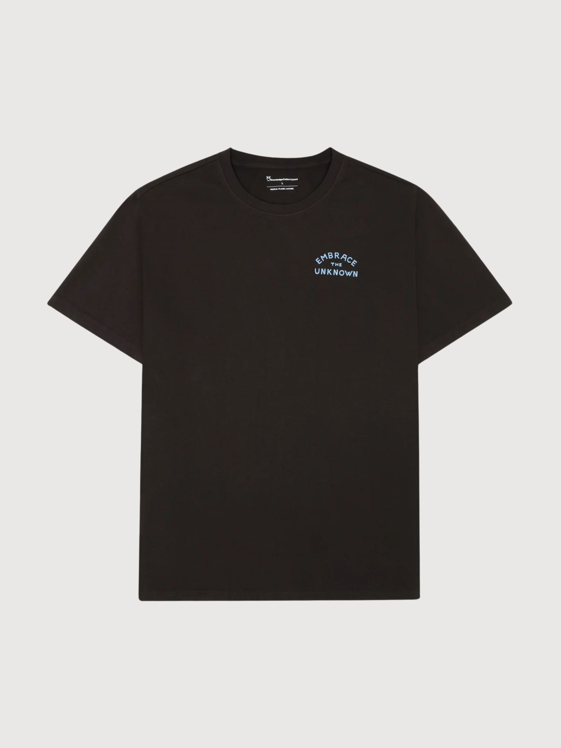 T-shirt stampata marrone uomo | Knowledge Cotton Apparel