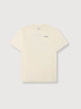 T-Shirt Print White Man | Knowledge Cotton Apparel