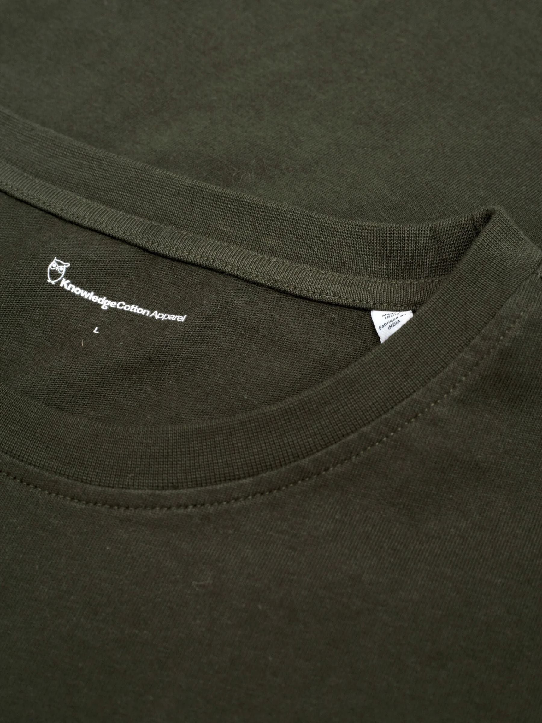 Maglietta Loke Green Man | Knowledge Cotton Apparel