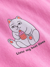 T-shirt Visby Best Lives Moonlite Pink | DEDICATED