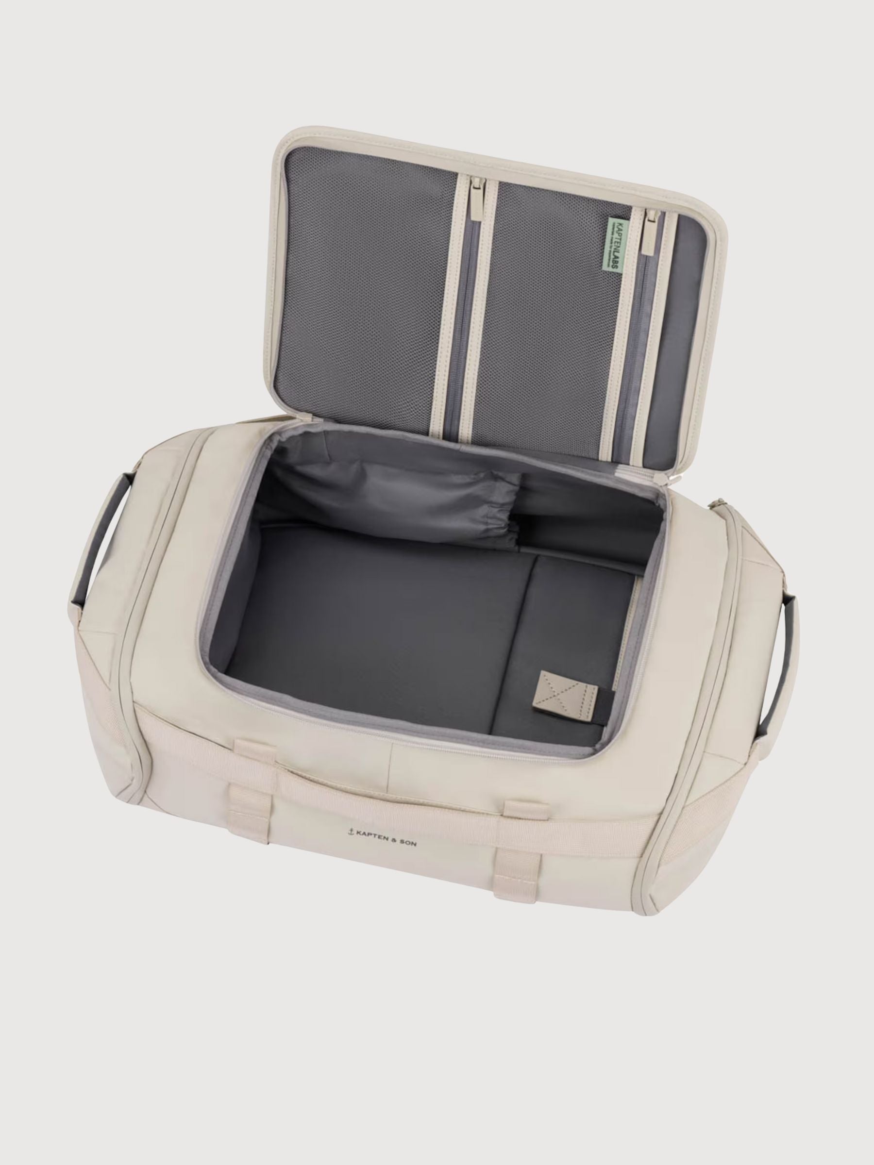 Backpack Lisbo Duffle Small Beige | Kapten & Son