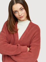 Sanni Cardigan Mahagoni Damen | Mazine