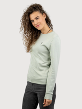 Pullover TreeSweater Damen Hellgrüne Bio Baumwolle | Nikin