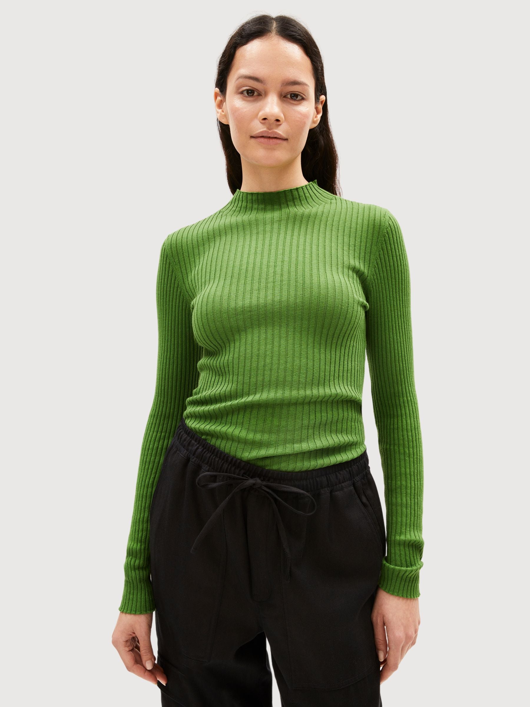 Alaania Ivy Pullover Longsleeve Grün Damen | Armedangels