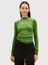 Alaania Ivy Green Woman Longsleeve | Armedangels