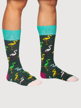 Flamingo Forest Calze Cotone Organico | Dillysocks