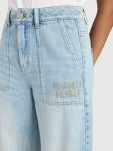 Jeans Tide Light Blue in Cotton | Lanius