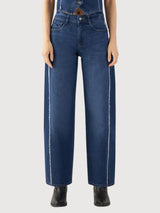 ASH Barrel Leg Minimal Stretch Fringes | Dawn