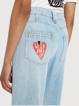Jeans Tide Light Blue in Cotton | Lanius