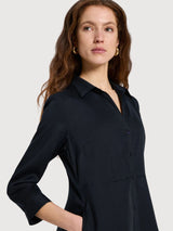 Midikleid aus TENCEL™ Midnight | Lanius