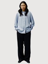 Selena Shirt Sky Blue | Makia