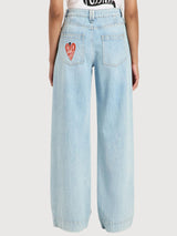 Jeans Tide Light Blue in Cotton | Lanius