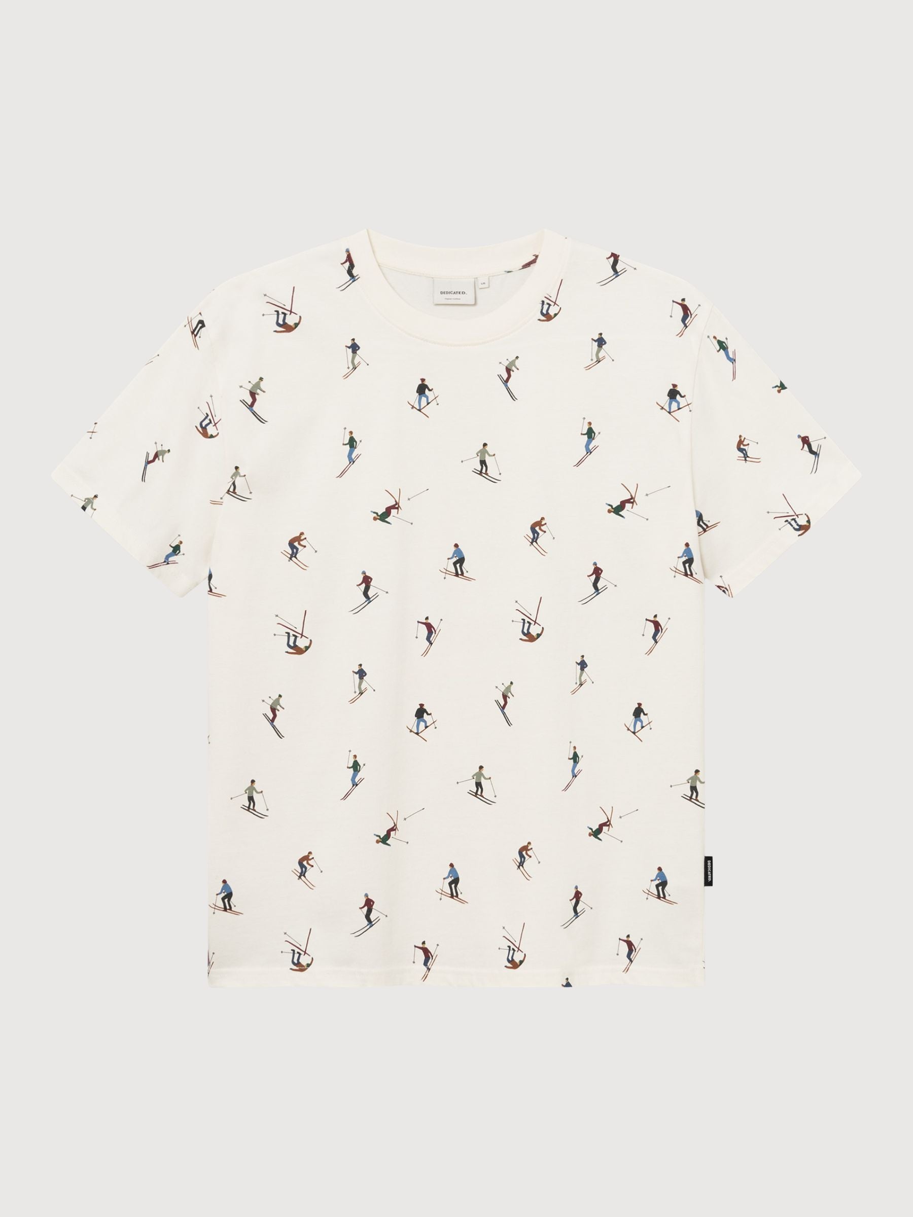 T-shirt Stockholm Ski Team AOP Off-White | DEDICATED