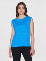 Maglietta Fold Up Blu Cotone organico | Knowledge Cotton Apparel