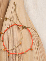 Anklet Spice Carnelian Gold | A Beautiful Story