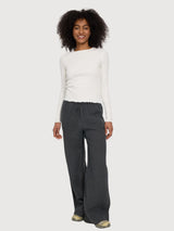 Longsleeve Babylock Hems Woman Offwhite | Mazine