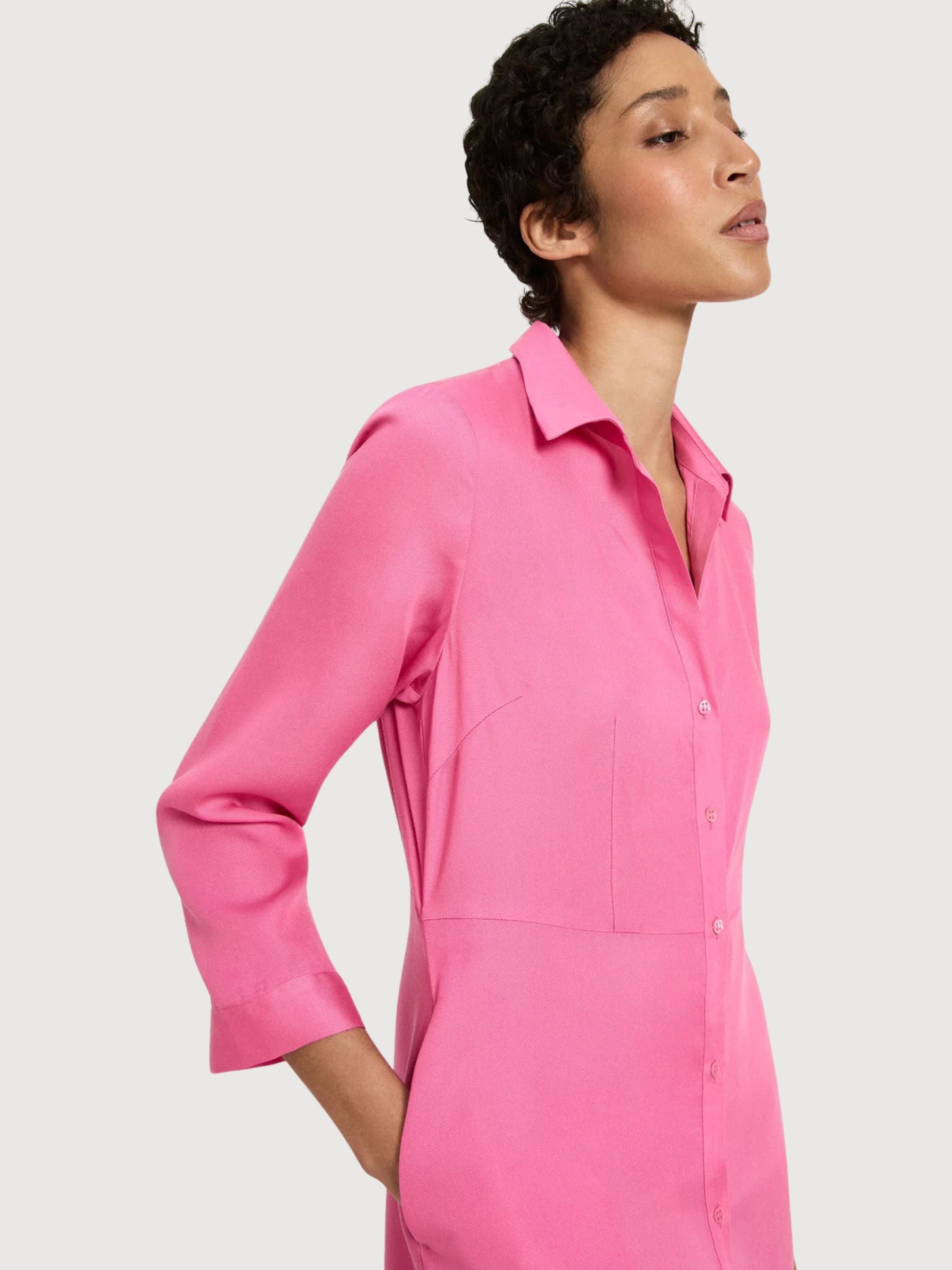 Abito Midi Tencel Bright Orchid | Lanius