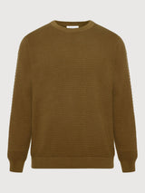 Pullover dell'olivo | Abbigliamento in cotone della conoscenza